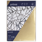 Glaze Pkg5 Umschlag C5 gold shine