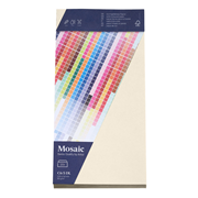 Mosaic 20 DL C6/5 Kuverts elfenbein