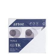 Perle Pkg 5 Tischk. weiss