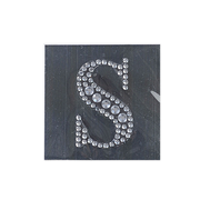 Strass Monogramm S