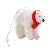 Étiquette cadeau ours polaire