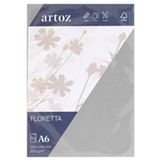 Floretta Pkg5 carte A6 l.grey