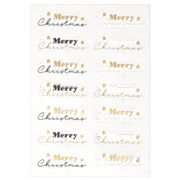 Sticker Transparent merry christmas